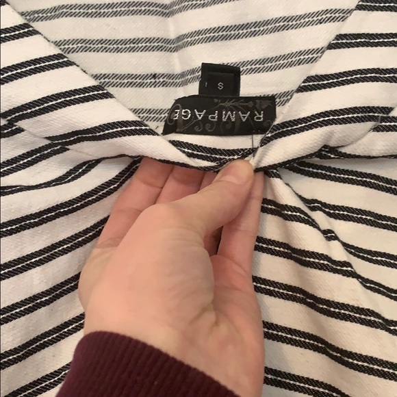 Black & White Striped Dress - Picture 3 of 3